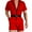 Red, variant on zeranth Men Jumpsuit Turndown Collar Straight Temperament Slim Short Sleeve Romper Streetwear