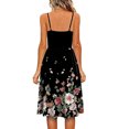 thumbnail image 4 of Frostluinai Summer Savings Clearance Summer Dresses For Women 2022 Plus Size Dress Boho Dress Sundresses Beach Dresses Sleeveless Sling Dress A Line Spaghetti Strap Sundresses Pleated No Pockets, 4 of 7