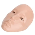 thumbnail image 1 of 5D Full Face Makeup Practice Mannequin with Stand Stable Base Easy Cleaning, Multifunctional for Eyebrow, Eyelash, , Eyeshadow, Full Face Makeup, 1 of 7