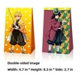 thumbnail image 3 of 12 PCS Demon Slayer Kraft Paper Goodie Bag Small Gift Bags for Demon Slayer Party Supplies,Kids Birthday Game Party Kraft Paper Goodie Gift Bag Decorations, 3 of 5