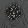 thumbnail image 2 of Popfunk Superman Father's Day SUPERMAN Unbreakable Dad Adult Pull-Over Hoodie, Charcoal, X-Large, 2 of 5