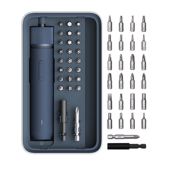 HOTO Electric Screwdriver Set, 3.6V Rechargeable Screwdriver Set with 25 S2-Steel Bits, Cordless Power Screwdriver Set w