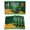Green Yellow, variant on St. Patrick's Day Placemats Set of 6, Irish Flag Green Lucky Shamrock Placemats for Dining Table, Place Mats for Kitchen Tabletop, Waterproof Wipeable Dining Table Mats Set