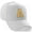 Letter A, variant on Classic Baseball Hat Custom A to Z Initial Team Letter, White Cap Black Gold Letter K