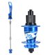 thumbnail image 1 of Greeniant Cubo de rodamiento Superficie lisa 144 Sonidos Palanca de liberación rápida Eje de rueda multicolor Clics Ejes de metal traseros delanteros Ciclismo Azul  Liberación rápida Greeniant OD026397-03, 1 of 6