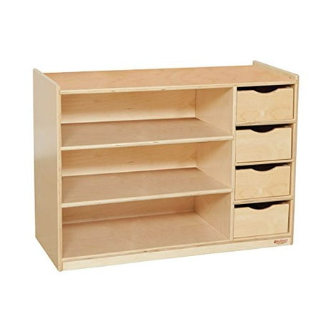 15' Center Drawers - Wood Designs WD14475 Storage Center with Drawers, 26 x 36 x 15
