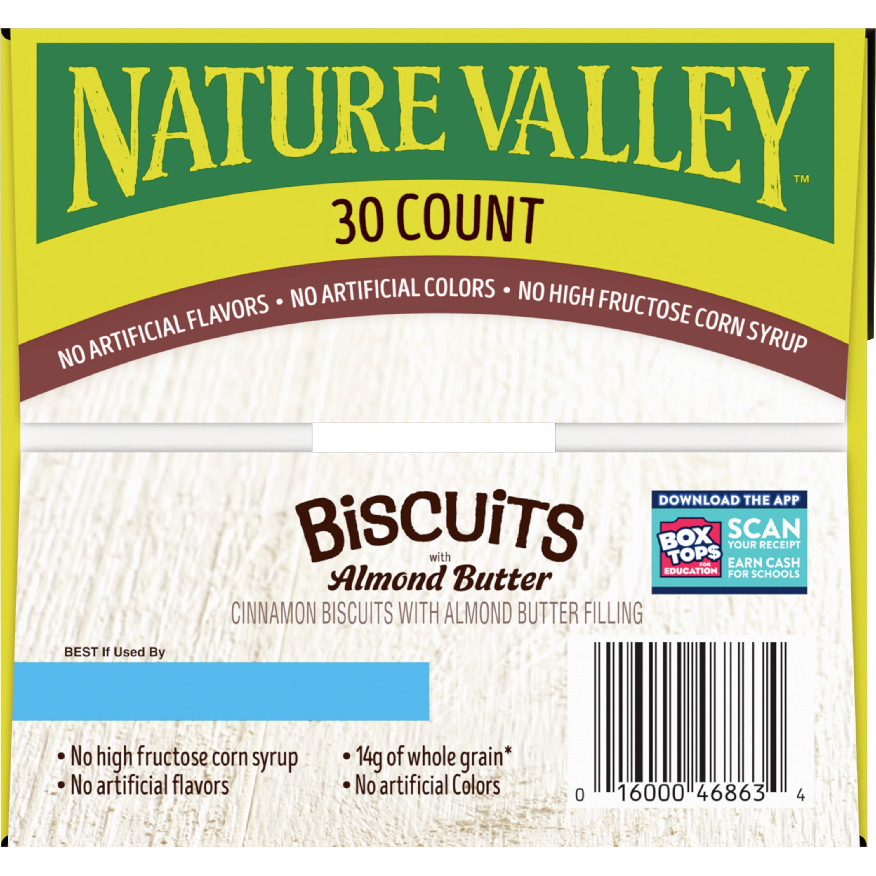 Nature Valley Biscuit Sandwiches, Cinnamon Almond Butter, 30 ct, 40.5 OZ