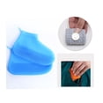thumbnail image 3 of Silicone Shoe Covers Waterproof Clear, Waterproof Silicone Shoe Covers For Rain, Non Slip Thickened Wear Sole Men's And Women's Rain Boot Cover, Silicone Shoe Covers For Outdoors, L 11.4inch, 3 of 6