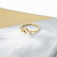 thumbnail image 7 of Geometric Copper Ring Mountain Peak Jewelry Nature Lovers, 7 of 7