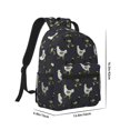 thumbnail image 2 of Yiaed Cartoon Rooster Print School Backpack College Backpack Daypacks for Students High School Spacious and Durable Daypack for Work and Travel-One Size, 2 of 6