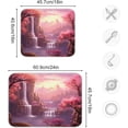 thumbnail image 3 of Pretty Waterfall Dish Drying Mat, Absorbent Microfiber Pad Protector For Kitchen Counter Top Mat Dish Drainboard 16x18in Home Decor, 3 of 7
