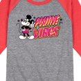 thumbnail image 3 of Disney - Positive Vibes - Toddler & Youth Raglan Graphic T-Shirt, 3 of 6