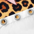 thumbnail image 4 of Manfei Pink Bowknot Bow Blackout Curtains Set of 2 (38x54 Each),Brown Leopard Print Curtains and Drapes,Jungle Animal Living Room Curtains For Girls,Microfiber Room Decorative, 4 of 6