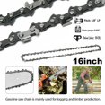 thumbnail image 2 of Landgoo 16 Inch 3/8" Pitch Chainsaw Chain 0.050"Gauge 59 DRIVE LINKS for Electric Chainsaw Replacement Tools, 2 of 7