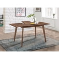 thumbnail image 2 of Alfredo 63-inch Extension Leaf Dining Table Natural Walnut, 2 of 7