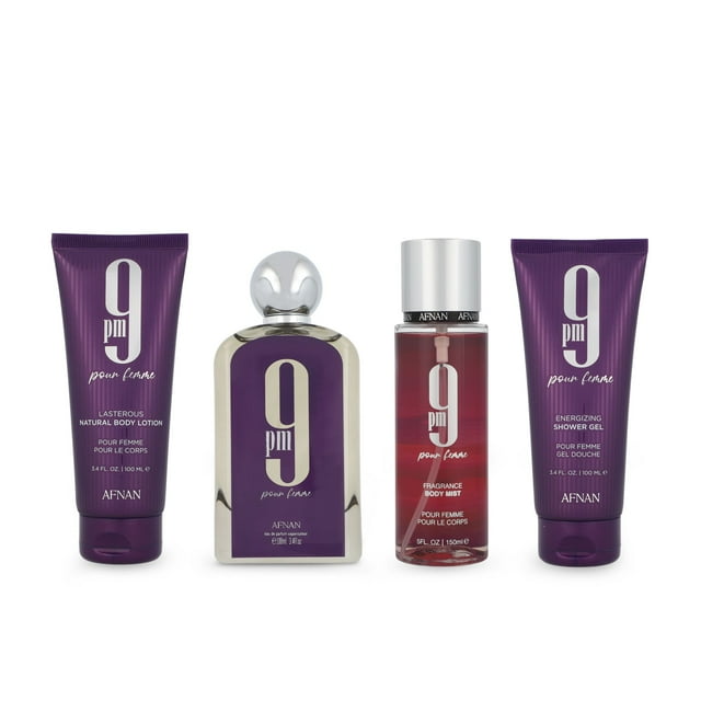 Set Afnan 9Pm Pour Femme 4Pzs