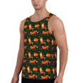 thumbnail image 2 of Pofeuu Cute Little Foxes Print Men's Workout Tank Tops Sleeveless Muscle Gym Shirt Quick Dry-4X-Large, 2 of 7
