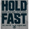 thumbnail image 2 of US Navy Hold Fast Sailors Are Forged Romper Boys or Girls Infant Baby Brisco Brands 6M, 2 of 6