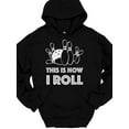 thumbnail image 5 of SPEEDRUN Men's Long Sleeve Printed Hooded T-Shirt - Casual Cotton Hoodie, 5 of 6