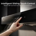 thumbnail image 4 of ROBAM 30-Inch Range Hood, 1100 CFM Suction, 9-Speed Slide Touch Control, Ducted/Ductless Wall-Mount Kitchen Vent Hood, 98.1% Oil Separation, BLDC Inverter Motor, LED Lights, Stainless Steel, 4 of 10