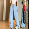 thumbnail image 3 of Pantalones cargo casuales de estilo japonés de cintura alta y pierna recta para mujer, versión delgada de verano 2024, pantalones de montaña pequeños, 3 of 5