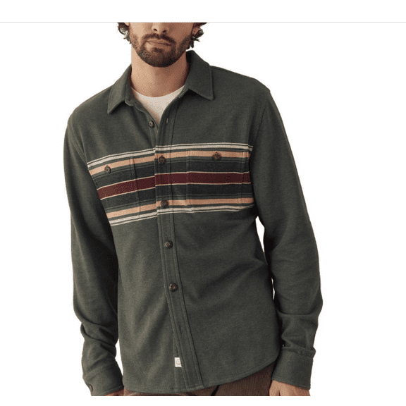 Marine Layer Pacifica Regular Fit Stretch Twill Shirt
