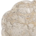 thumbnail image 3 of A&B Home Cream Marble Bowl with Scalloped Design and Subtle Gold Detailing - D10x3", 3 of 3