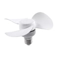 thumbnail image 3 of Bunblic E27 Base Ceiling Fan Socket Fan Silent Working Small High Performance Powerful Wind Easy Setup for Bedroom Living Room Indoor 14cm, 3 of 8