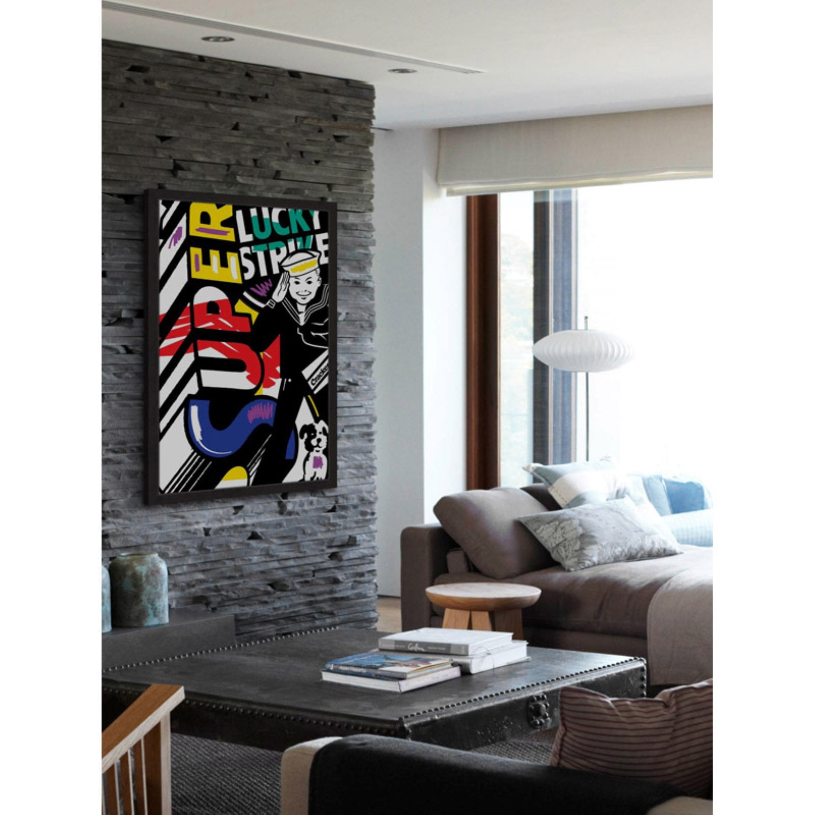 Marmont Hill "Super II" by Josh Ruggs Framed Painting Print