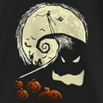 thumbnail image 2 of Girl's The Nightmare Before Christmas Spiral Hill Scene  Graphic Tee Black X Large, 2 of 4