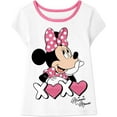 thumbnail image 4 of Minnie Mouse Tshirt (3-Shirts Pack) Kids & Toddler Girls Clothes 5T W/Bu/W SS, 4 of 4