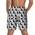 thumbnail image 2 of Lsque Mens Swim Trunks Yin Yang Pattern - Bathing Suit Compression Liner - Beach Swim Shorts Swimwear - (S-3XL) - Stretch Quick Dry -Large, 2 of 9