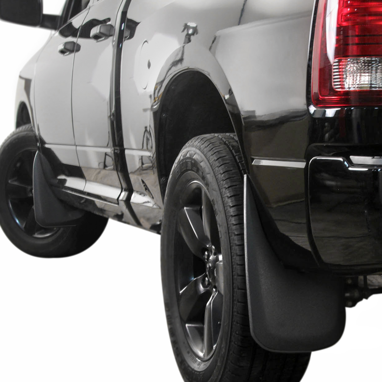 Premium Mud Flaps Splash Guards Compatible with Dodge Ram (1500 2009-2018, 1500 Classic 2019, 2500 3500 2010-2018) Molded Front Rear 4 Piece Set for Trucks Without Fender Flares 82211228, 82212287AC - image 2 of 8