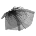thumbnail image 2 of Fascinators Hats for Women Birdcage Veil for Bride Party Cocktail Wedding Veil, 2 of 4