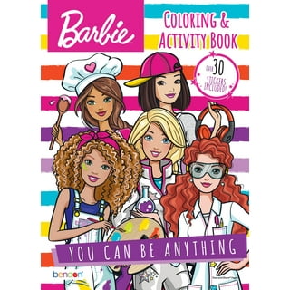 Barbie Coloring Book : Barbie Giant Coloring Book For Girls 4-8 With Super  Cute Images (Paperback)