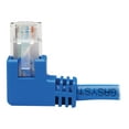 thumbnail image 5 of Eaton Tripp Lite Series Left-Angle Cat6 Gigabit Molded UTP Ethernet Cable (RJ45 Left-Angle M to RJ45 M), Blue, 15 ft. (4.57 m) - Patch cable - RJ-45 (M) to RJ-45 (M) left-angled - 4.572 m - UTP - CAT 5/5e/6 - molded, stranded - blue, 5 of 5