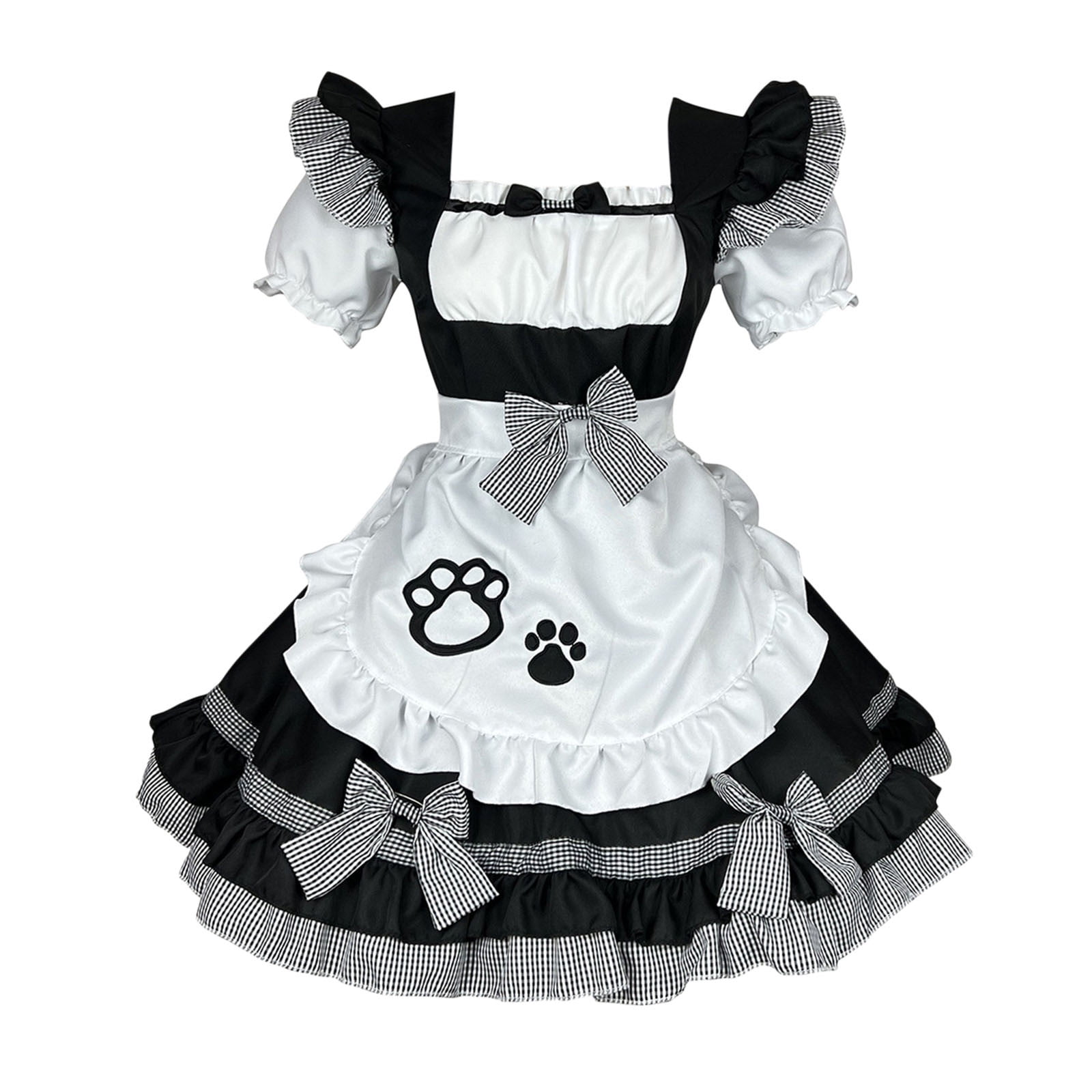 Cat Doll Cat Girl Lolita Anime Cute Soft Girl Clothes Women Girls Black  Gothic Dress Classic Outfit - Walmart.Com