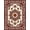 Beige, Pattern 1, variant on ODIKA 8'x10' Machine Washable Non-Slip Area Rug, Machine Care Victorian Acorn Scroll Design Slip Resistant High Traffic Rug, Brown, 615061