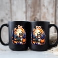 thumbnail image 3 of Happy Halloween Vampire Miniature American Shepherd BOO with Pumpkins Fun and Spooky Mug MAS Dog Lover Gifts Coffee Tea Cup - 00018, 3 of 4
