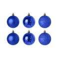 thumbnail image 5 of Outdoor Christmas Ornaments, Oversized 2.36 inch Shatterproof Xmas Christmas Plastic Balls for Outside Lawn Yard Tree Hanging Decorations 6Pcs, 5 of 6