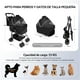thumbnail image 4 of Carriola coche transportadora de perro gato mascotas plegable con 8 llantas, 4 of 11
