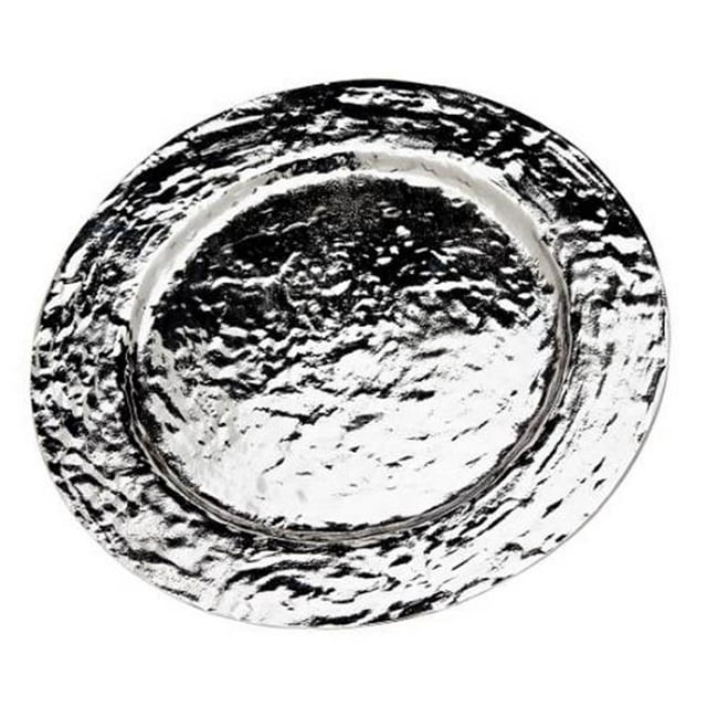 Godinger 8327 Lava Round Serveware Tray- 13 in.