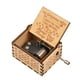 thumbnail image 1 of Cajas musicales Caja de música de madera vintage Tamaño de la palma de la mano Caja de madera con manivela Caja de música Hermoso dispositivo musical de madera tallada con melodía Eres mi sol para mam TOMSHOO Cajas musicales, 1 of 6