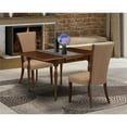 thumbnail image 2 of East West Furniture Monza 3-piece Wood Kitchen Set in Mahogany, 2 of 6