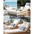 thumbnail image 6 of Pack of 2 Outdoor Lumbar Pillow Covers 12x20 Inch, Blue Palm Trees Waterproof Throw Pillow Covers Set, Summer Tropical Monstera Leaf Pineapple Retro Decorative Cushion Cases for Patio Porch Car, 6 of 7