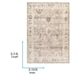 thumbnail image 3 of Livabliss x Becki Owens Marlene Vintage Medallion Area Rug,3'10" x 5'7",Off-White/Brown, 3 of 6