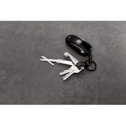 حامل مفاتيح KeySmart Mini Keychain - منظم مفاتيح مدمج لسلسلة المفاتيح، سلاسل مفاتيح EDC مدمجة خالية من الفوضى، حلقة مفاتيح لسلاسل مفاتيح سلاسل السيارات - Flex