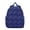 Blue-53, variant on Breathable Mesh Backpack - Blue Sea Theme with Hand Drawn Dolphin & Shark Design