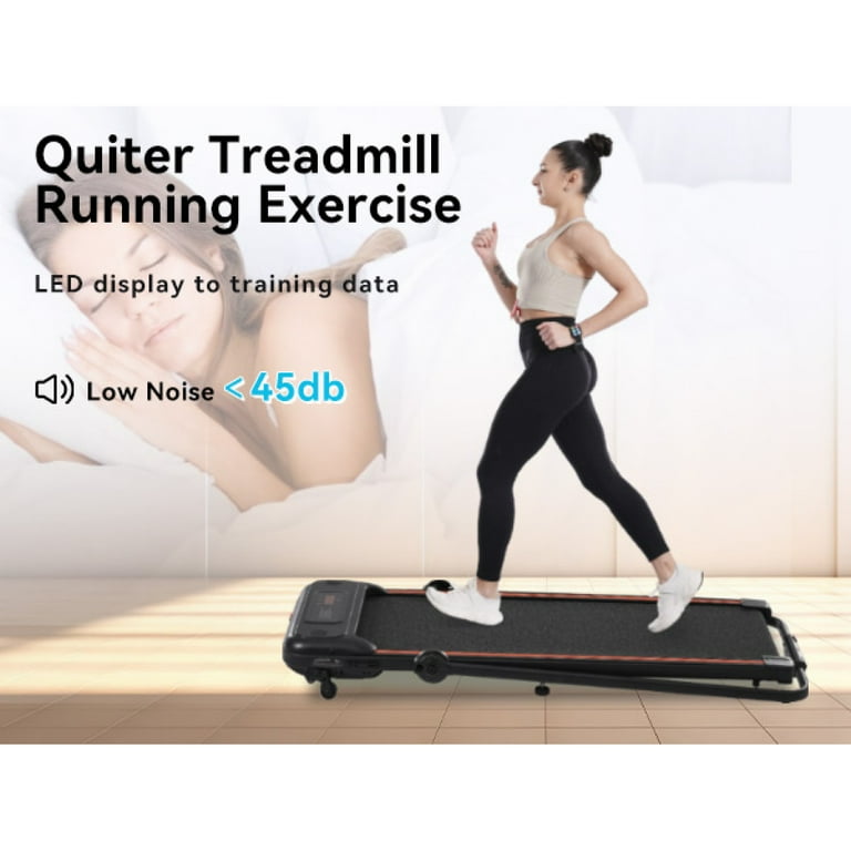 Merax Folding Treadmill with Desktop 2.5 HP Foldable Exercise Walking Machince Compact Mini Treadmill with Arms for Home Office Small Space Walmart
