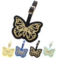 thumbnail image 2 of Luggage Tag Fashion Creative Butterfly Shape Suitcase Tag Baggage Tag for Travel, 2 of 5